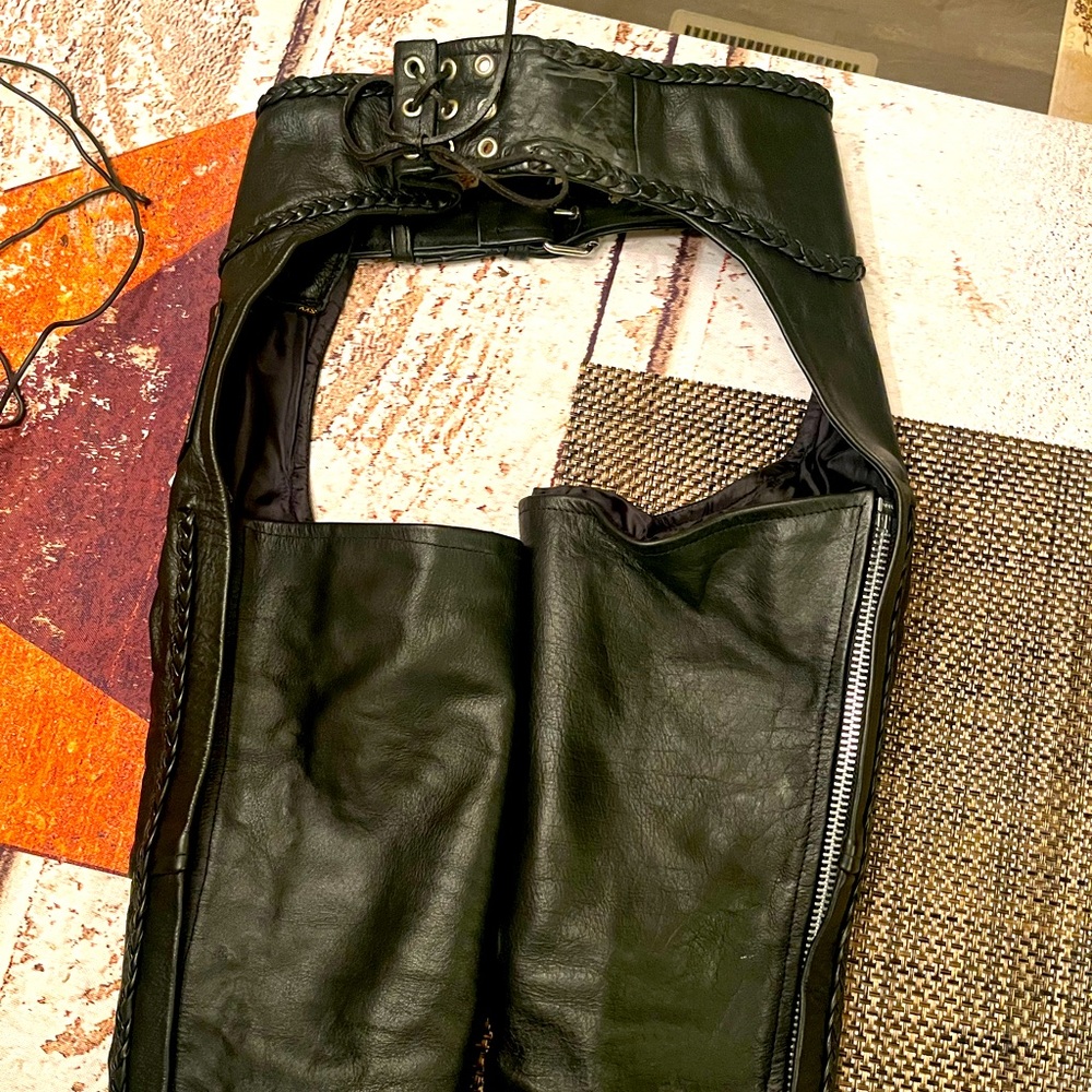 Black womens chaps